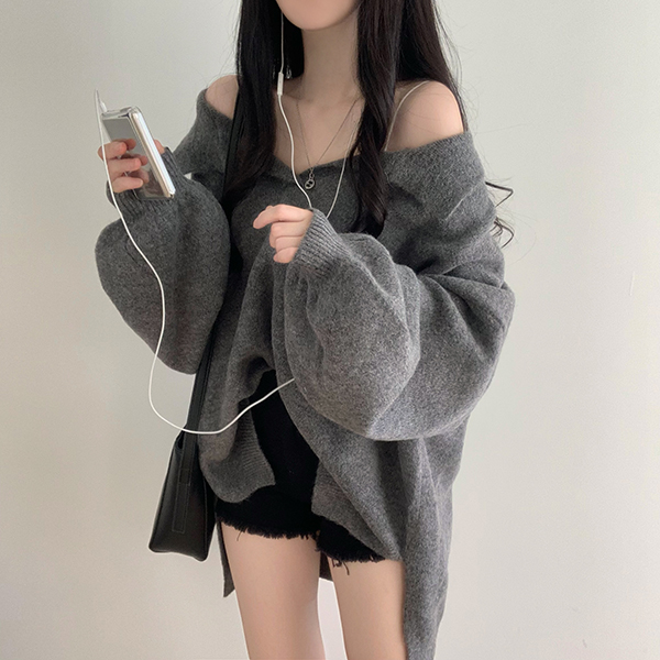 オフショルカラーニット | ファッション通販サイト NUGU