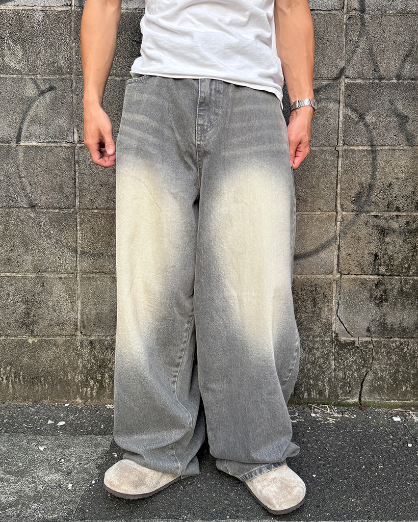 蔵にありました ティーンウォッシュバルーンデニムパンツ | ファッション通販サイト NUGU