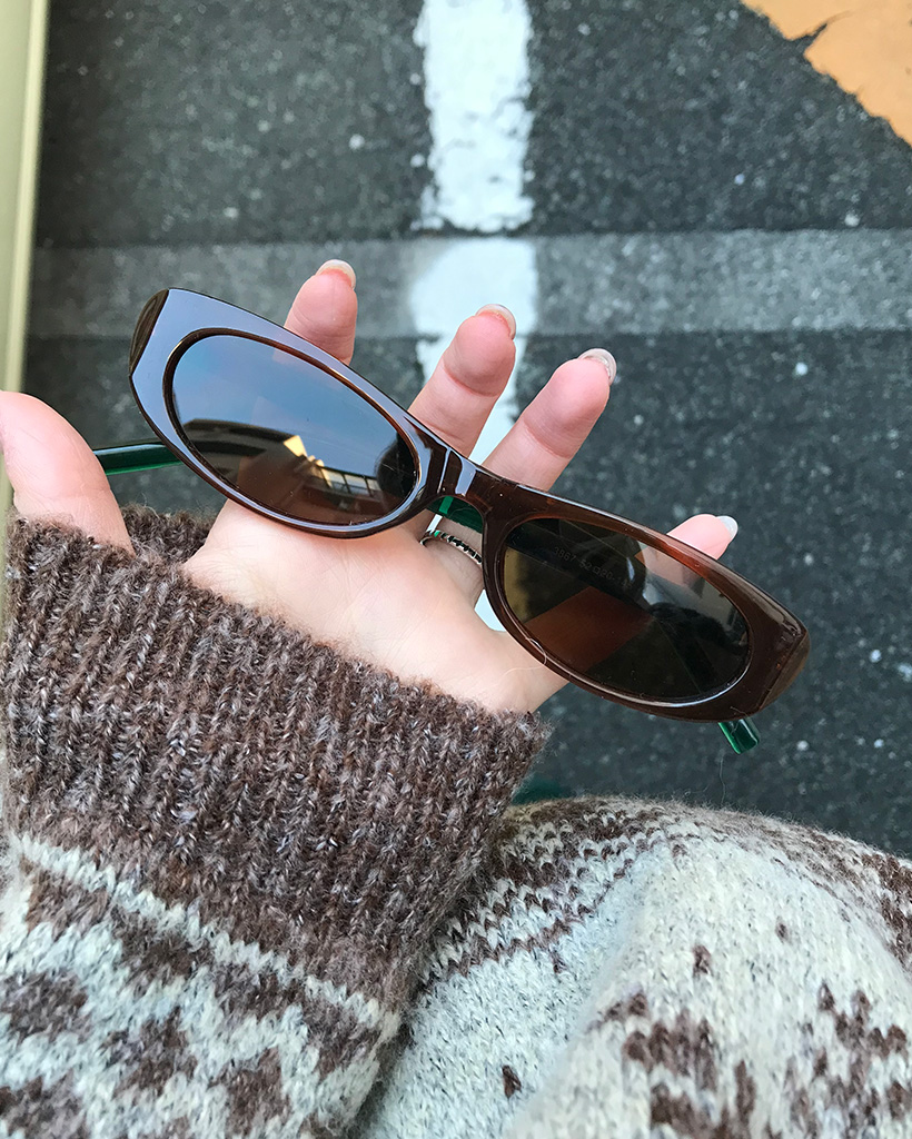 デイリーオーバルサングラス