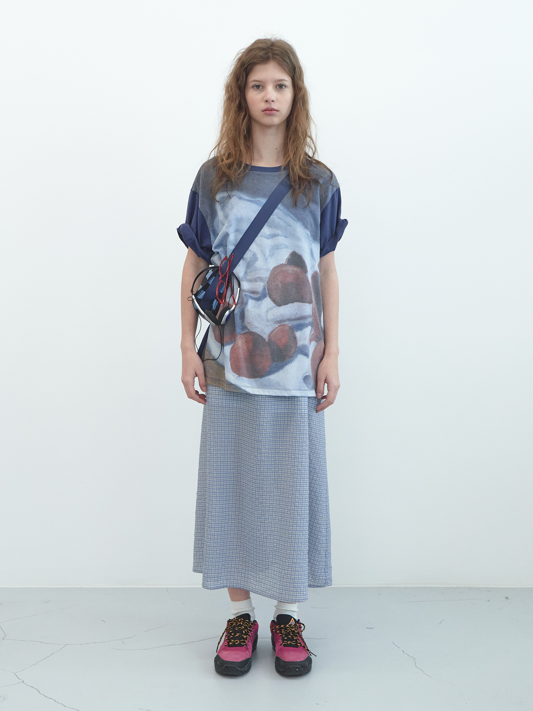 MUSHROOM Boxy T-shirt (Navy)