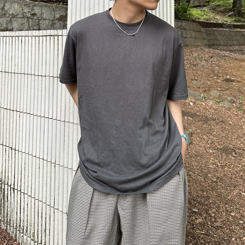 (ユニセックス) デイリープレーンTシャツ
