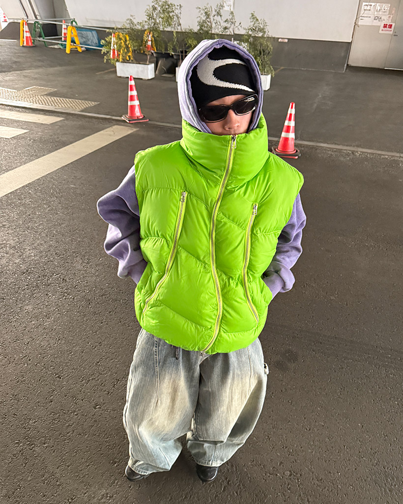 ジップポイントパデッドベスト