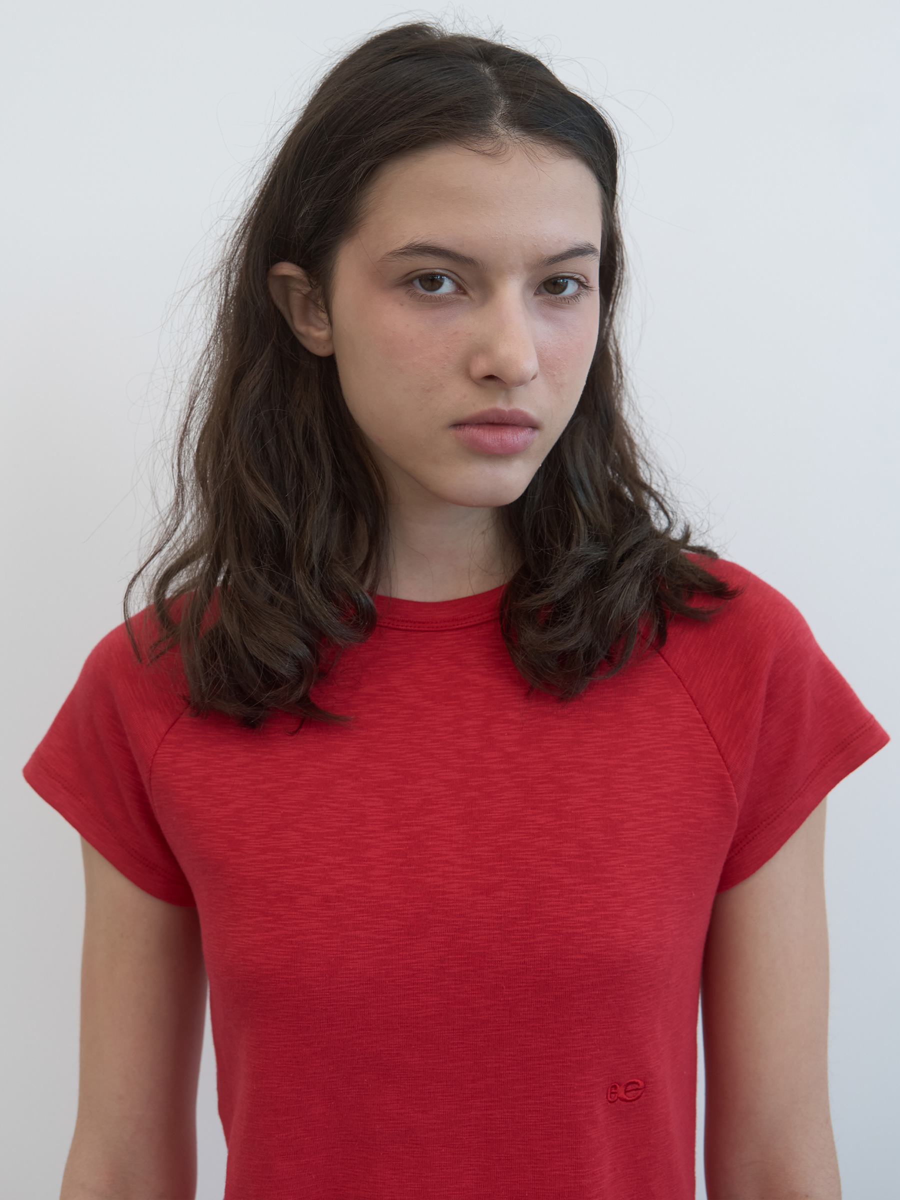 Slub Raglan T-shirt (Red)