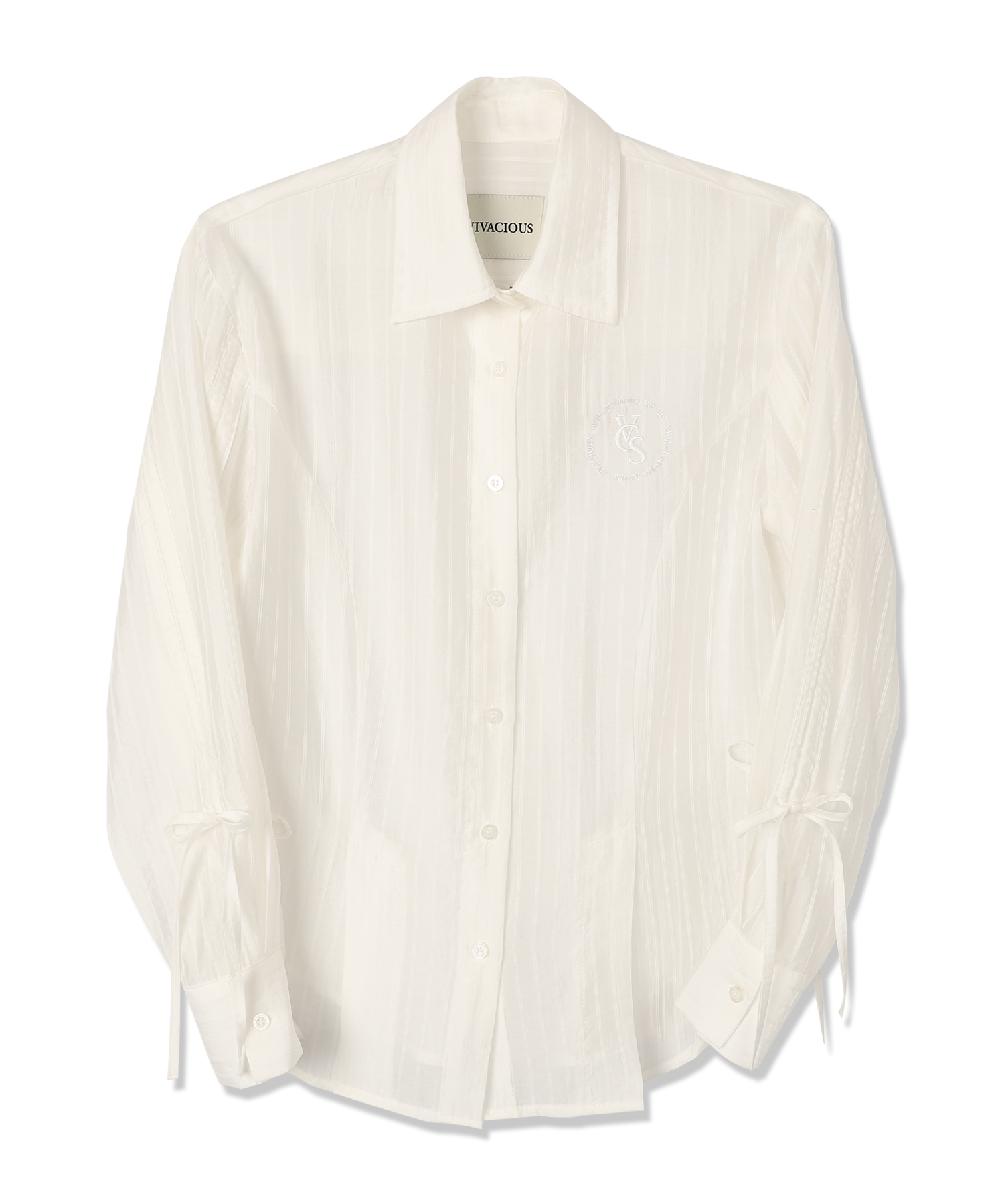 杉本ページ Citrus Shirring Point Shirt WHITE | ファッション通販サイト NUGU