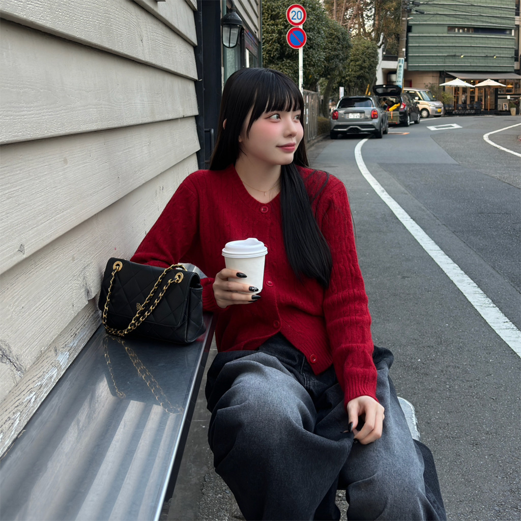 プレッツェルベーシックカーディガン