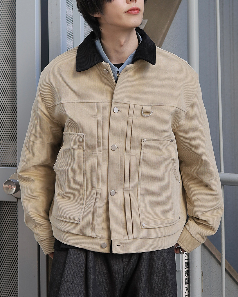コーデュロイワークジャケット