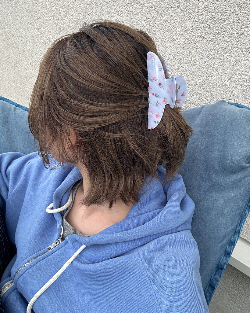 ミニフラワーヘアクリップ
