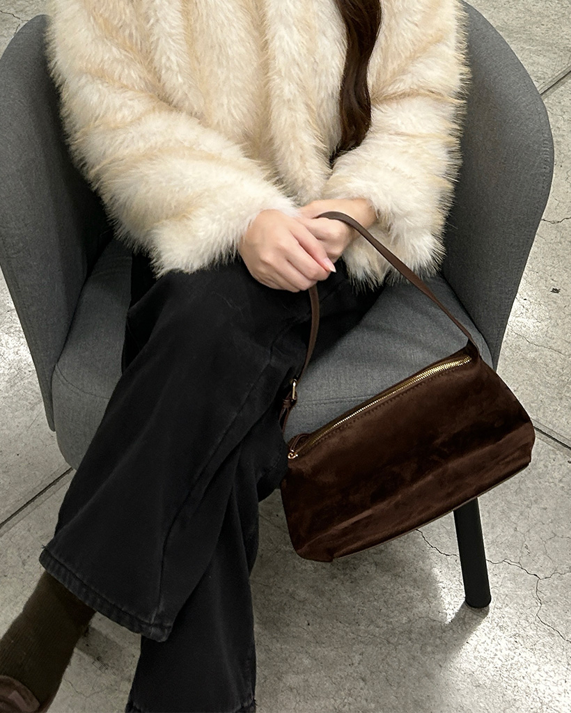 2WAYスエードショルダーバッグ