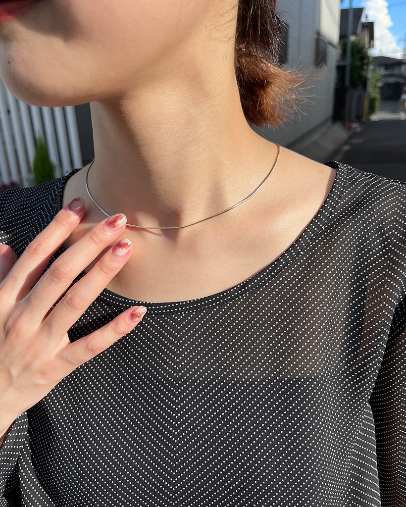 シンプルラインネックレス | ファッション通販サイト NUGU
