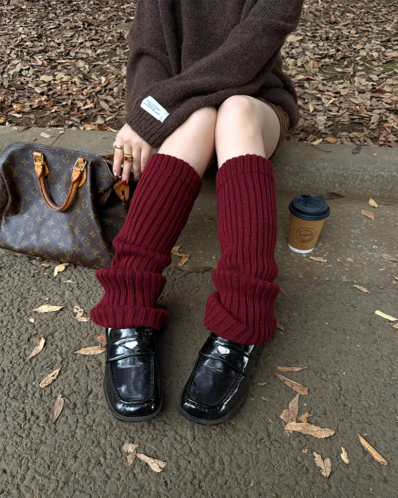 シンプルウールレッグウォーマー | ファッション通販サイト NUGU
