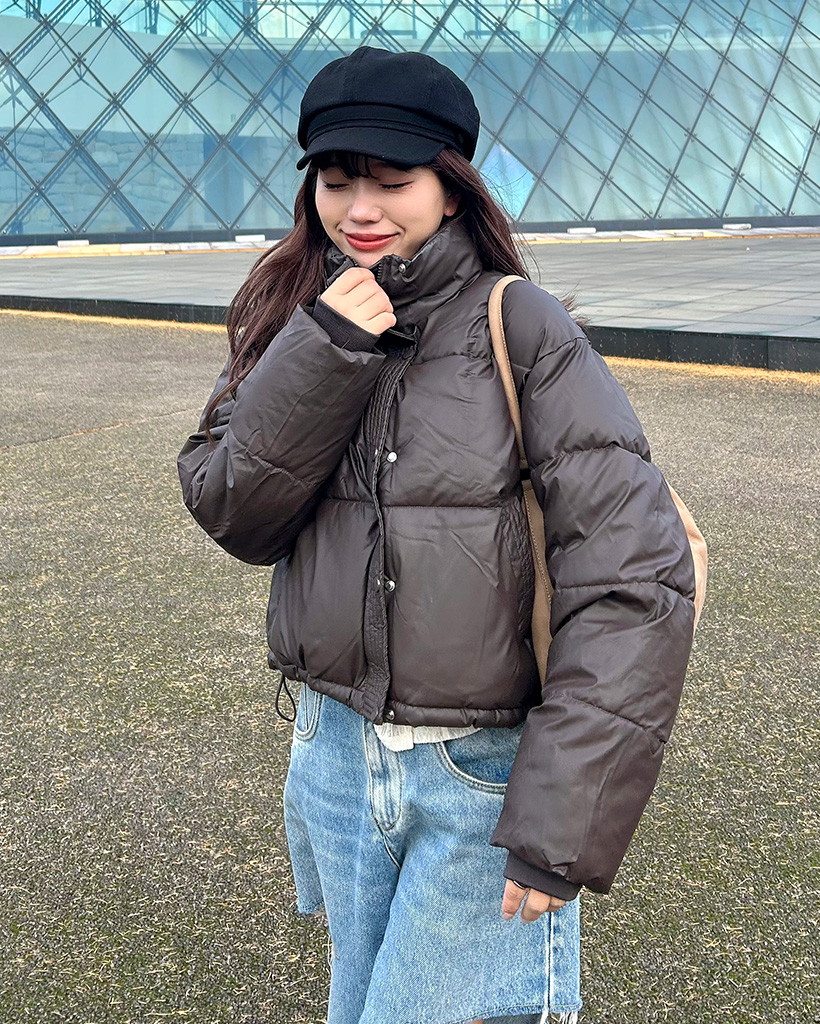 レザーダウンジャケット