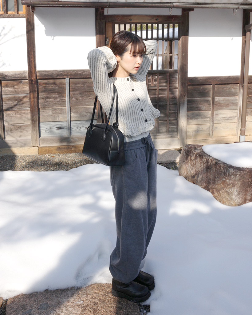 サイドヨークワイドスウェットパンツ