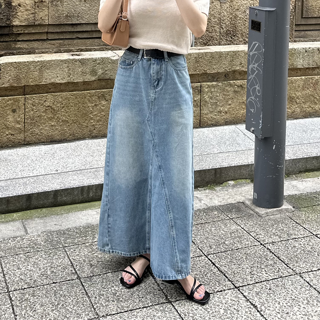 ✨新品・未使用✨ CANAL JEAN YA-YA デニム ロングスカート CANAL JEAN（キャナルジーン）の「YA-YA デニムロングスカート
