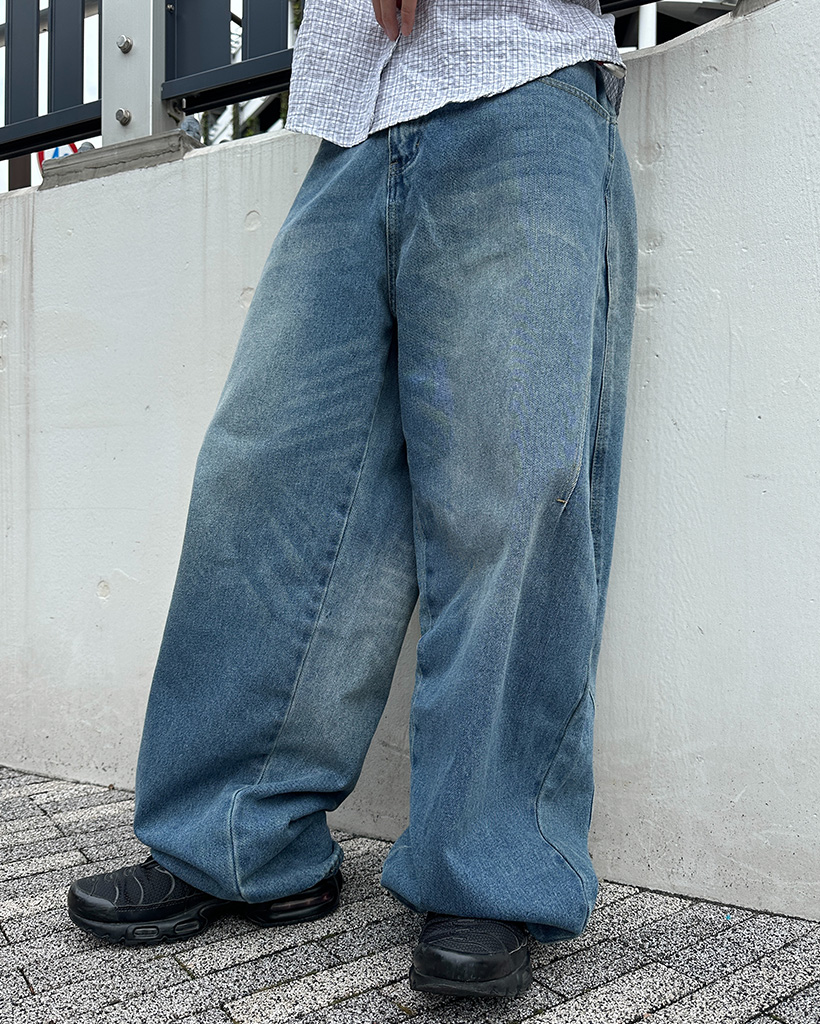 MAHF デニム風ルーズジャケット×デニム風サイドポケットスノーパンツ デニム風 ルーズジャケット | OUTLET | MAHF SUPPLY Official Website