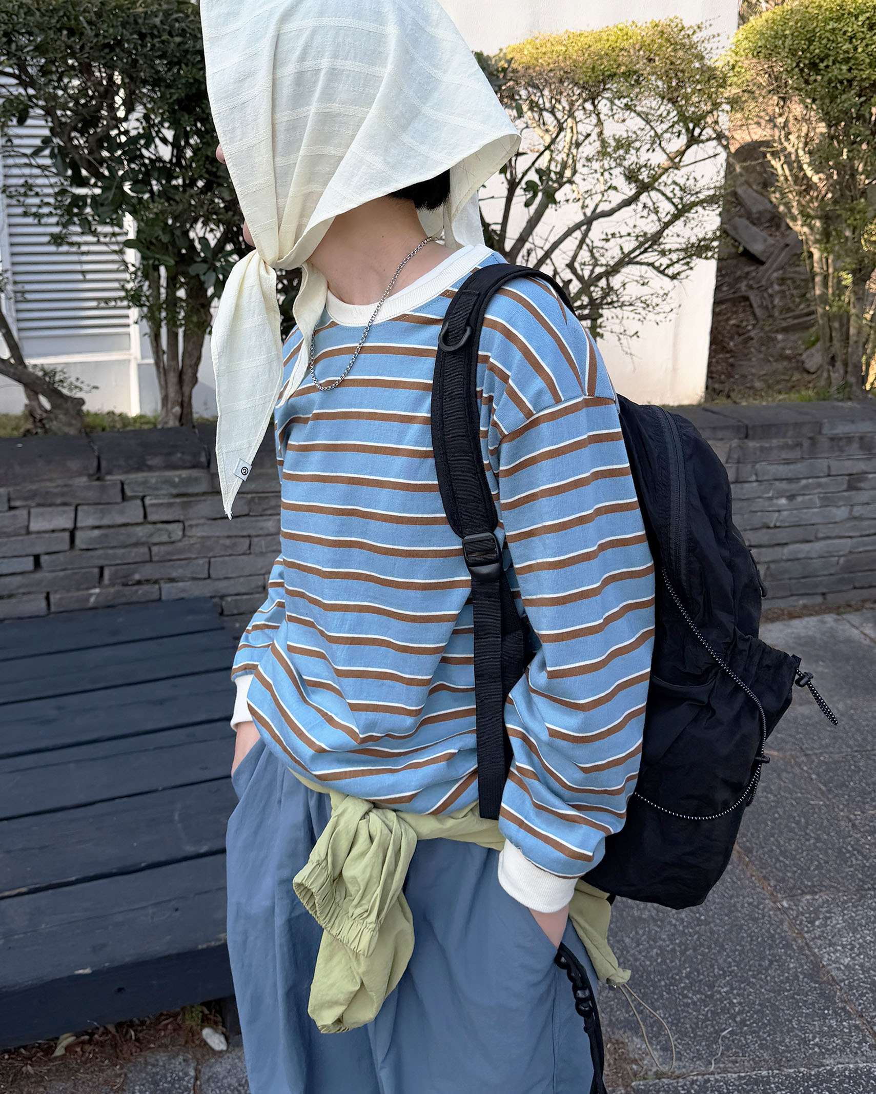 カジュアルボーダーTシャツ