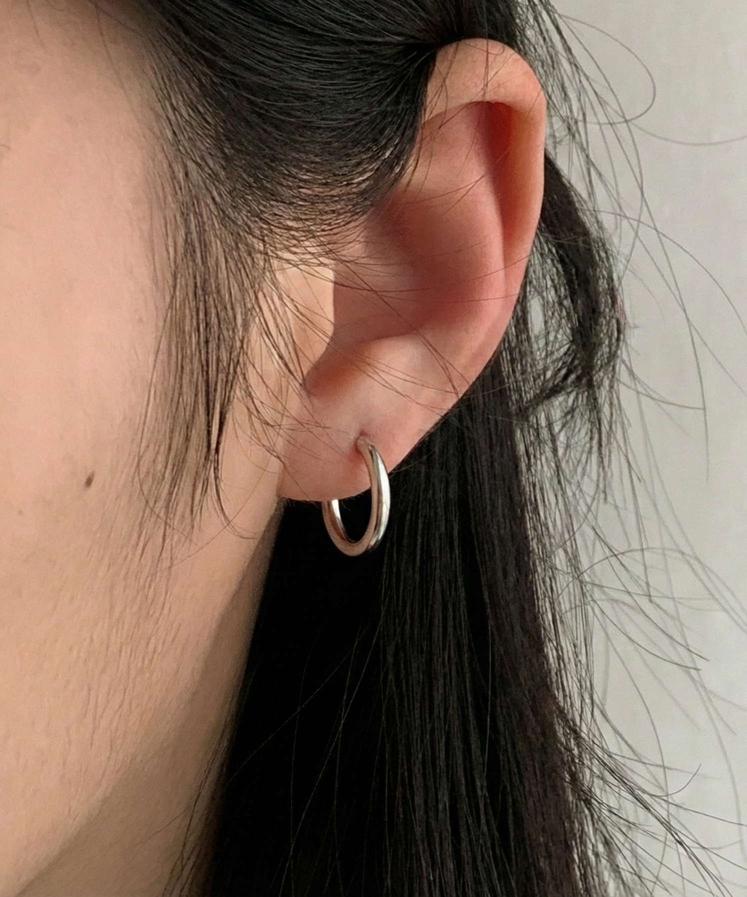 ステンレスリングピアス