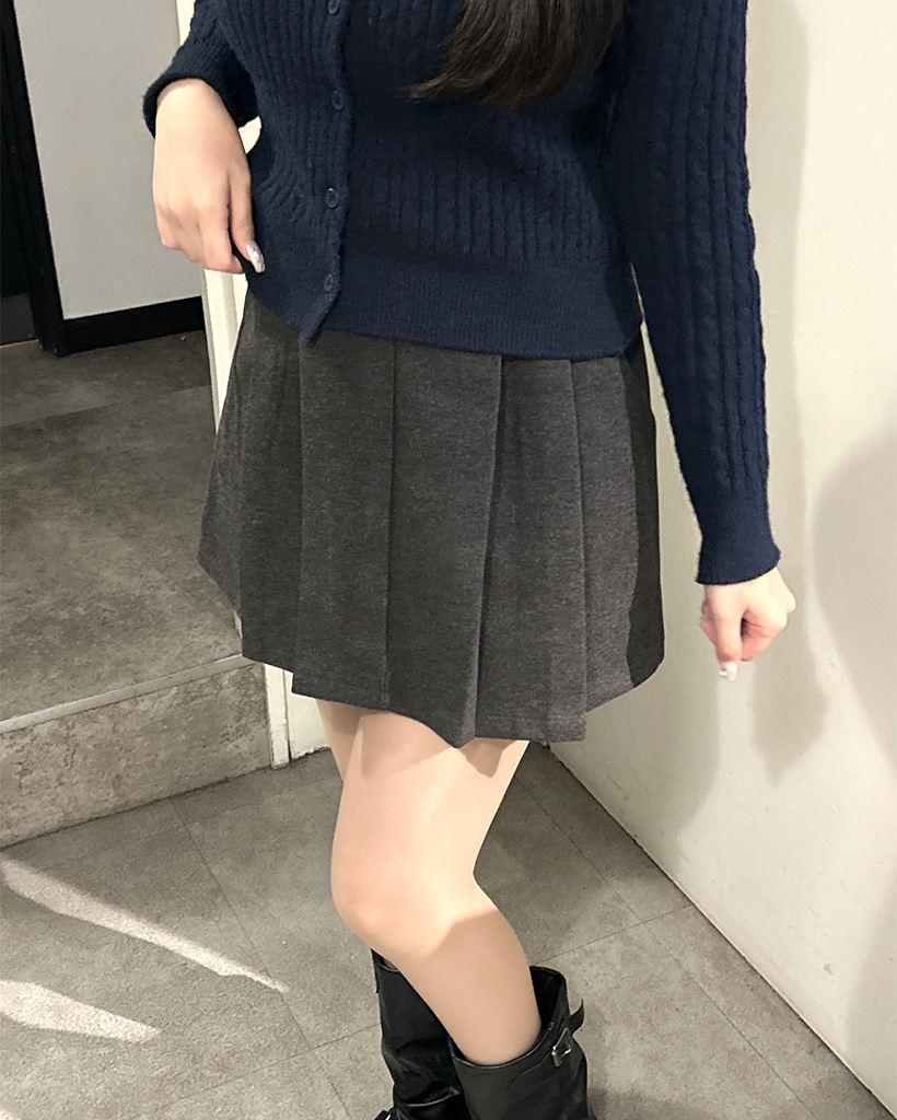 ツータックプリーツミニスカート | ファッション通販サイト NUGU