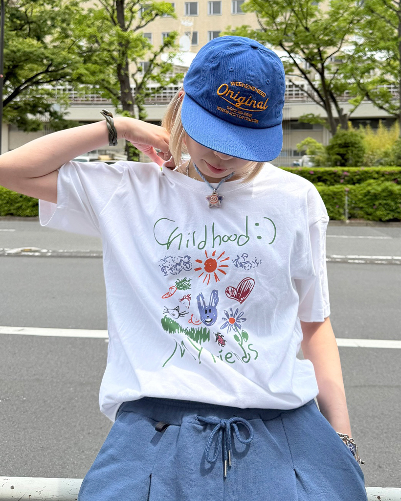 チャイルドドローイング半袖Tシャツ