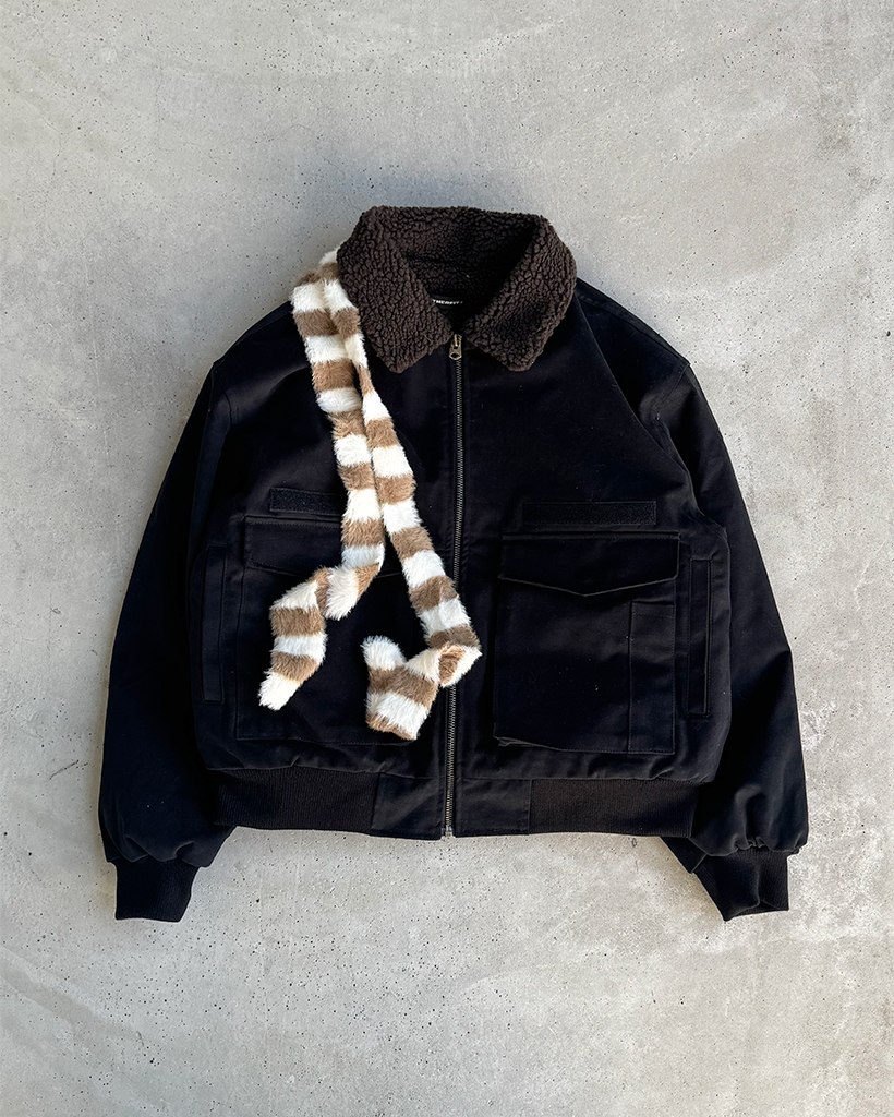 ボアカラージャケット