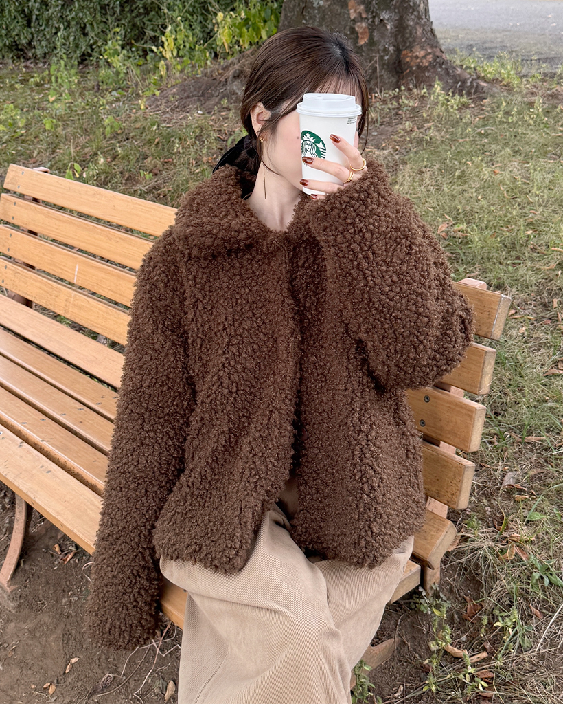 ボアカラージャケット | ファッション通販サイト NUGU