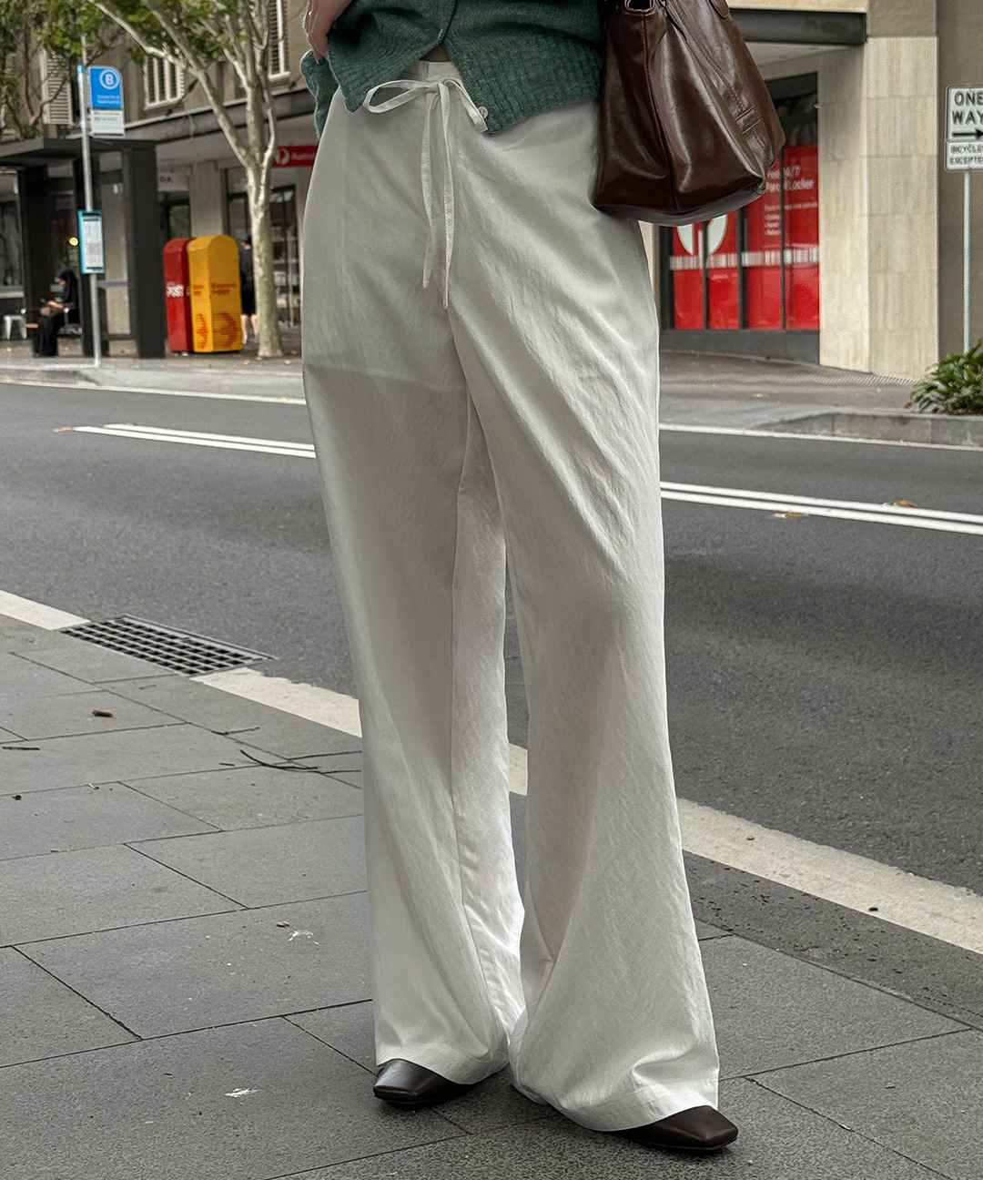 [original]ストラップナイロンパンツ