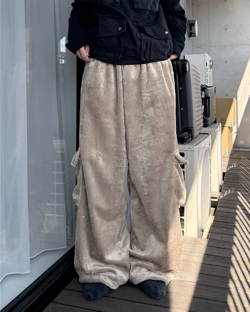 フリースカーゴイージーパンツ