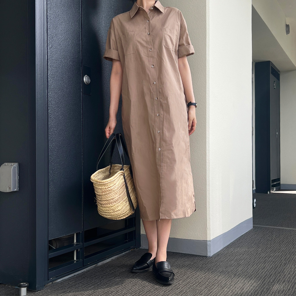 ロングシャツワンピース | ファッション通販サイト NUGU