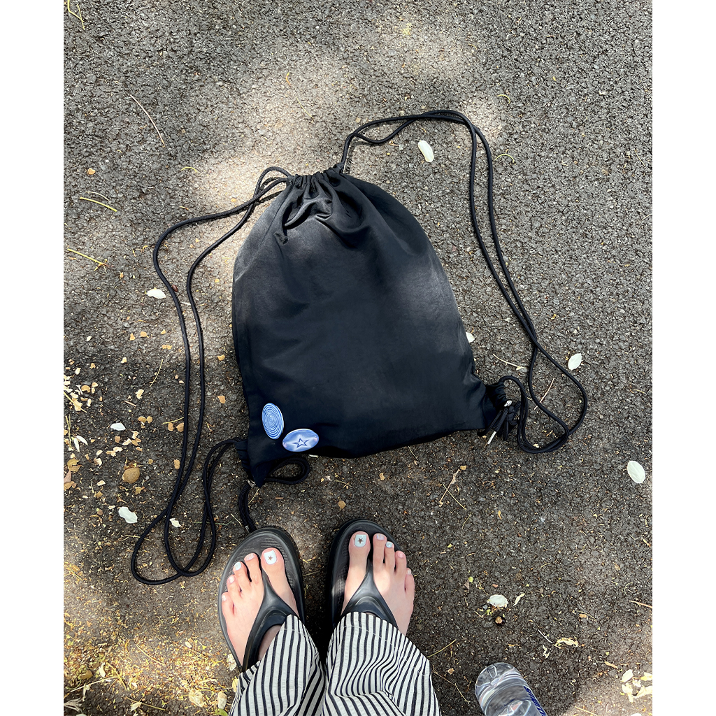 sooty ナイロンナップサック sooty ナップサック nylon bag