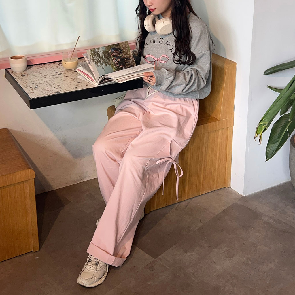 【新品】YANUK カーゴパンツ　ピンクベージュ セール】ワイドカーゴパンツ（カーゴパンツ）｜SHEENA（シーナ