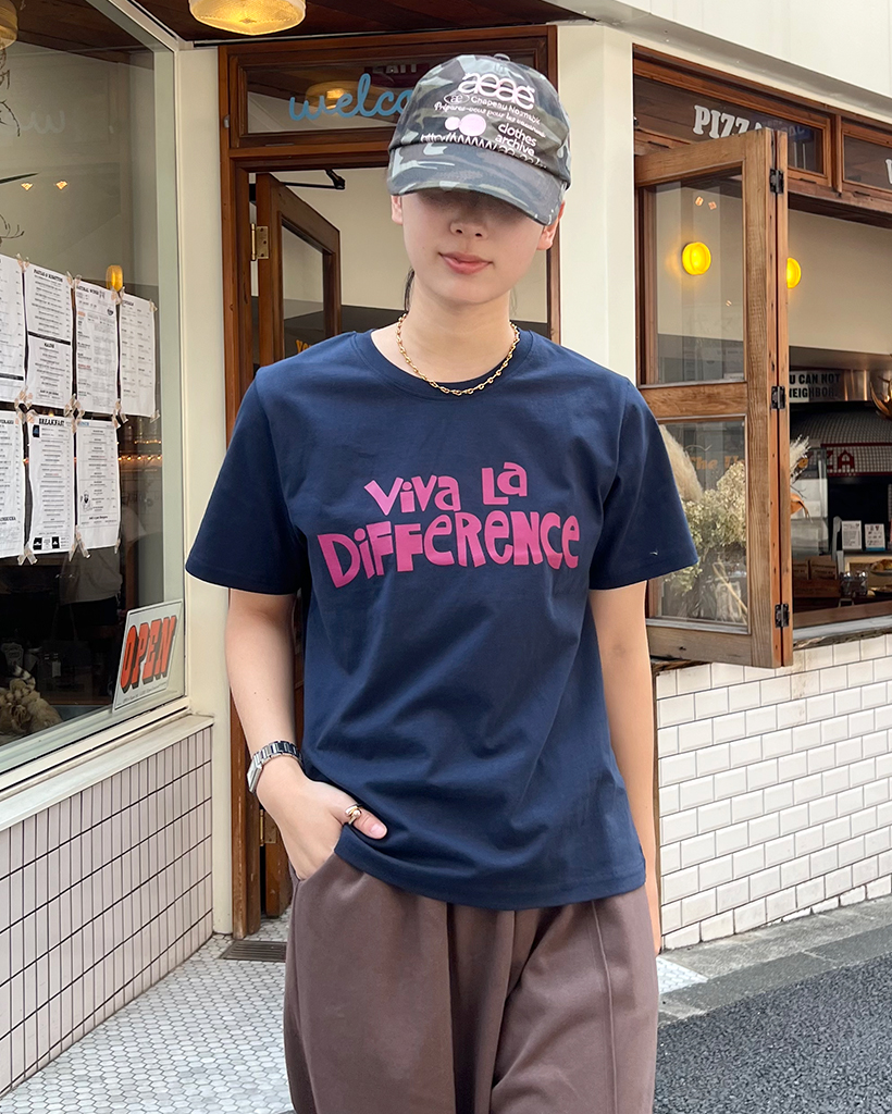 VIVAレタリング半袖Tシャツ