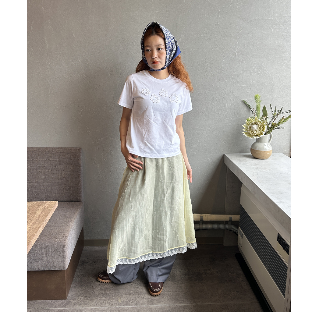 トップス 808 フラワーショートTシャツ | ファッション通販サイト NUGU