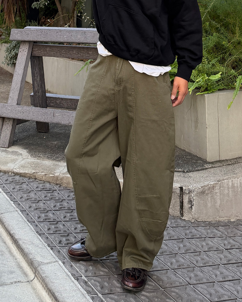 カーペンターワイドパンツ