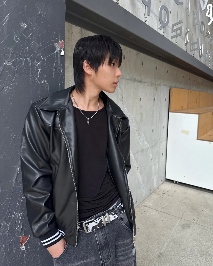 2WAYクロップドトラックレザージャケット | ファッション通販サイト NUGU