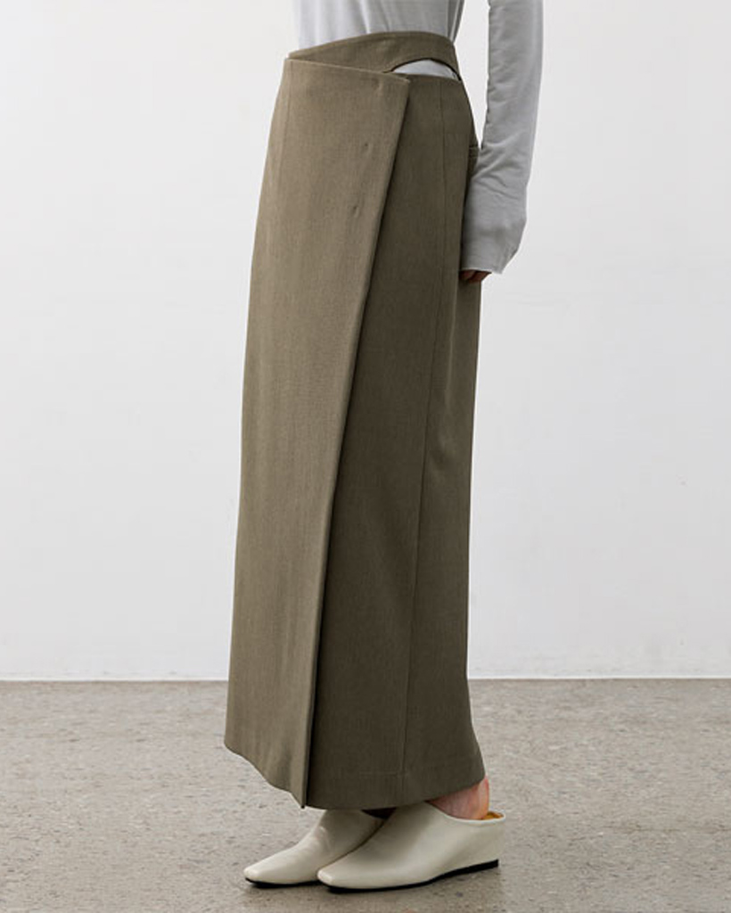 (SK-5042)CYNTHIA CUTOUT MAXI SKIRT