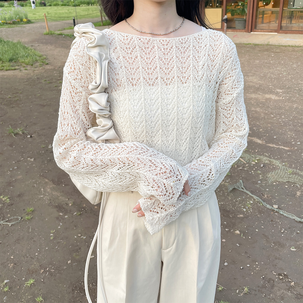 シースルールーズニット