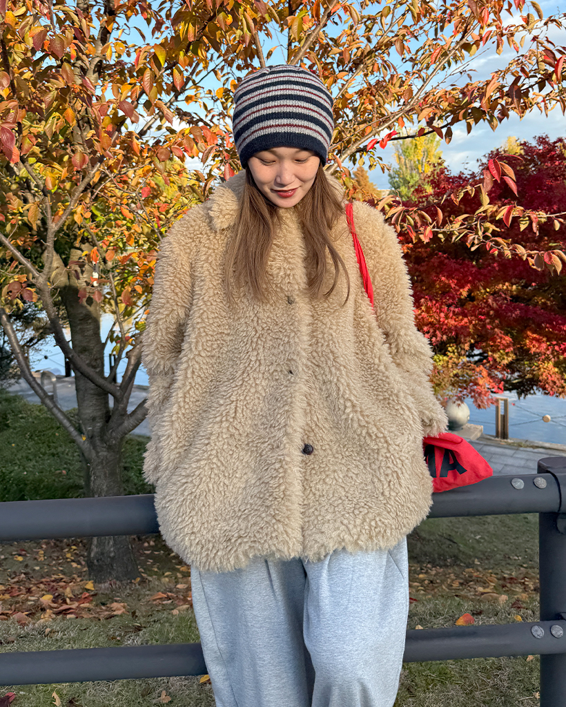 カラーボアジャケット | ファッション通販サイト NUGU