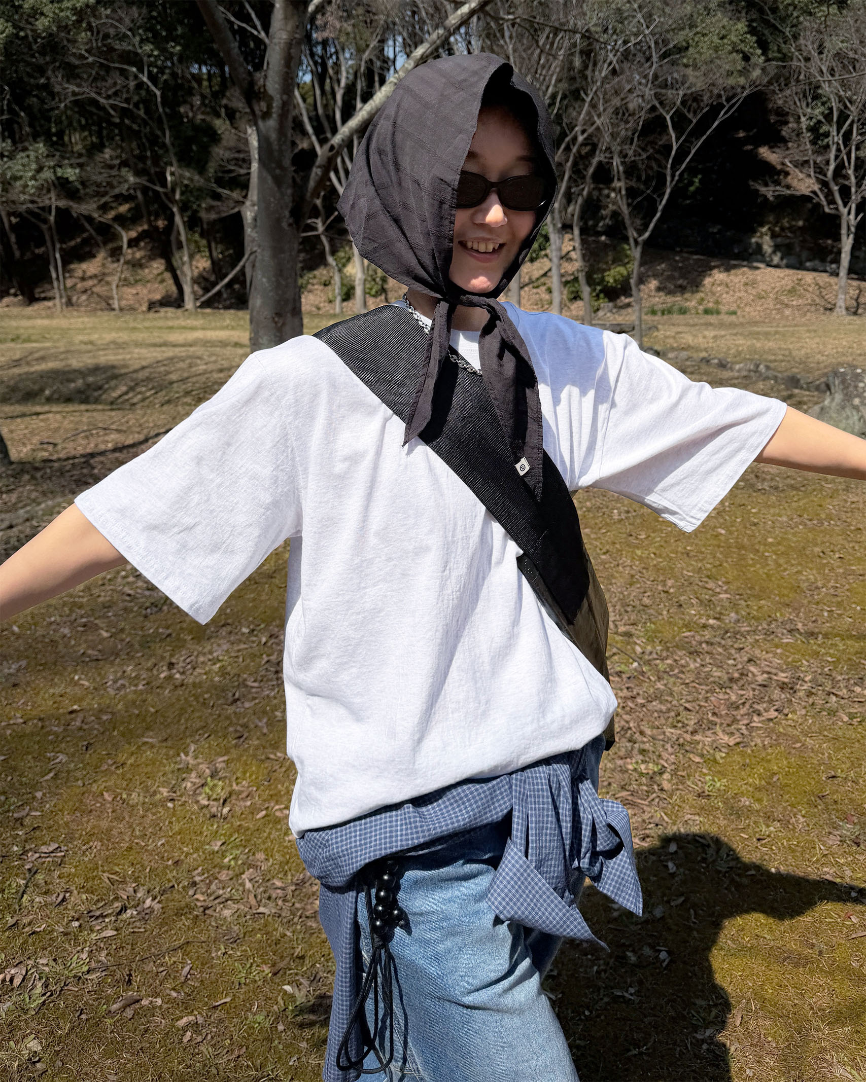 ボックス無地半袖