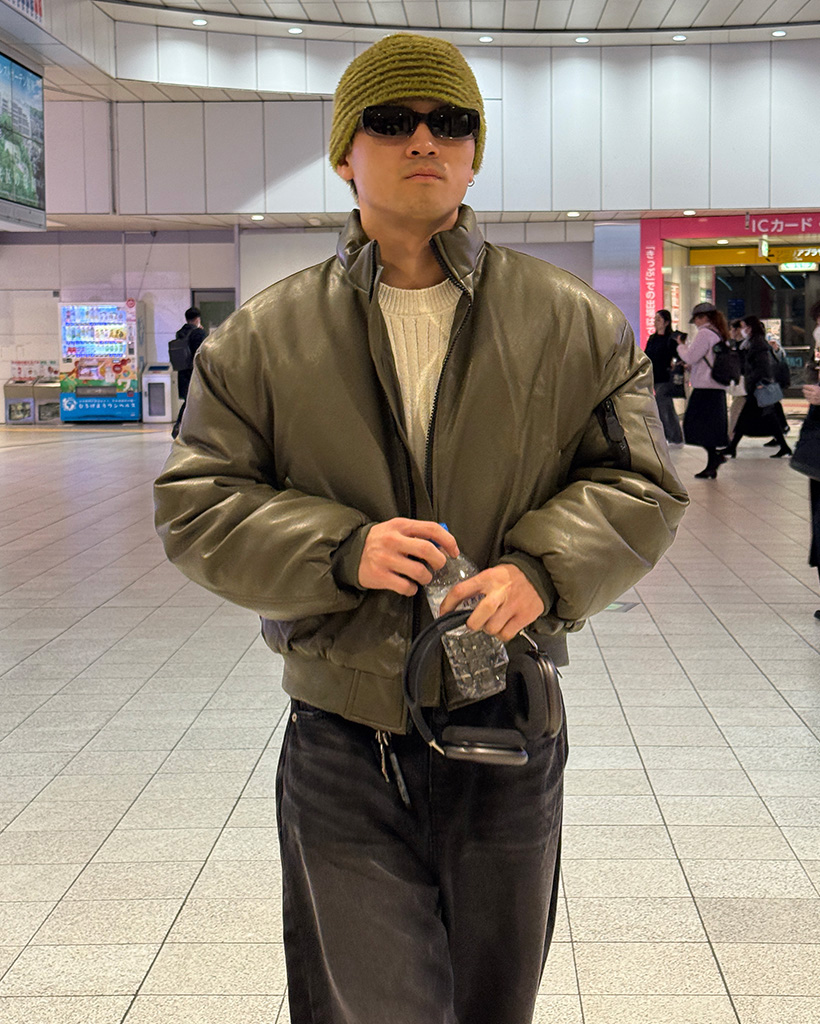 レザーパディングジャケット