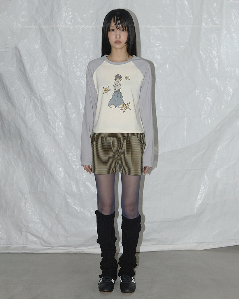 Pony Star Long Sleeve (Gray) F25QB095 | ファッション通販