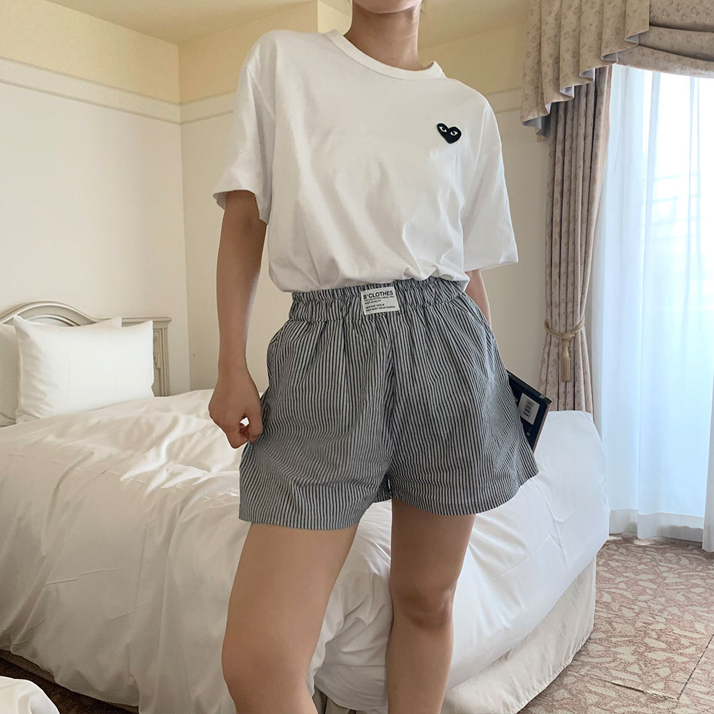 JUEMI ストライプ柄ショートパンツ FREE Amazon.co.jp: レディース ショートパンツ シマウマ柄 カラフル