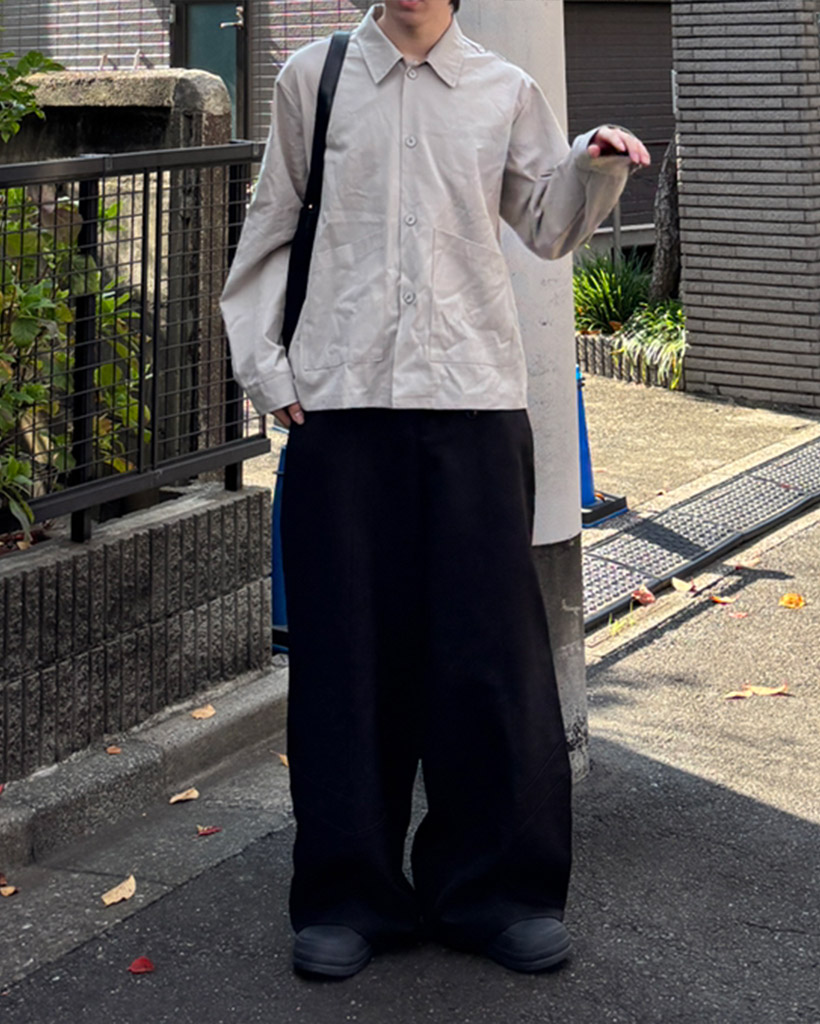 ミニマルコットンジャケット