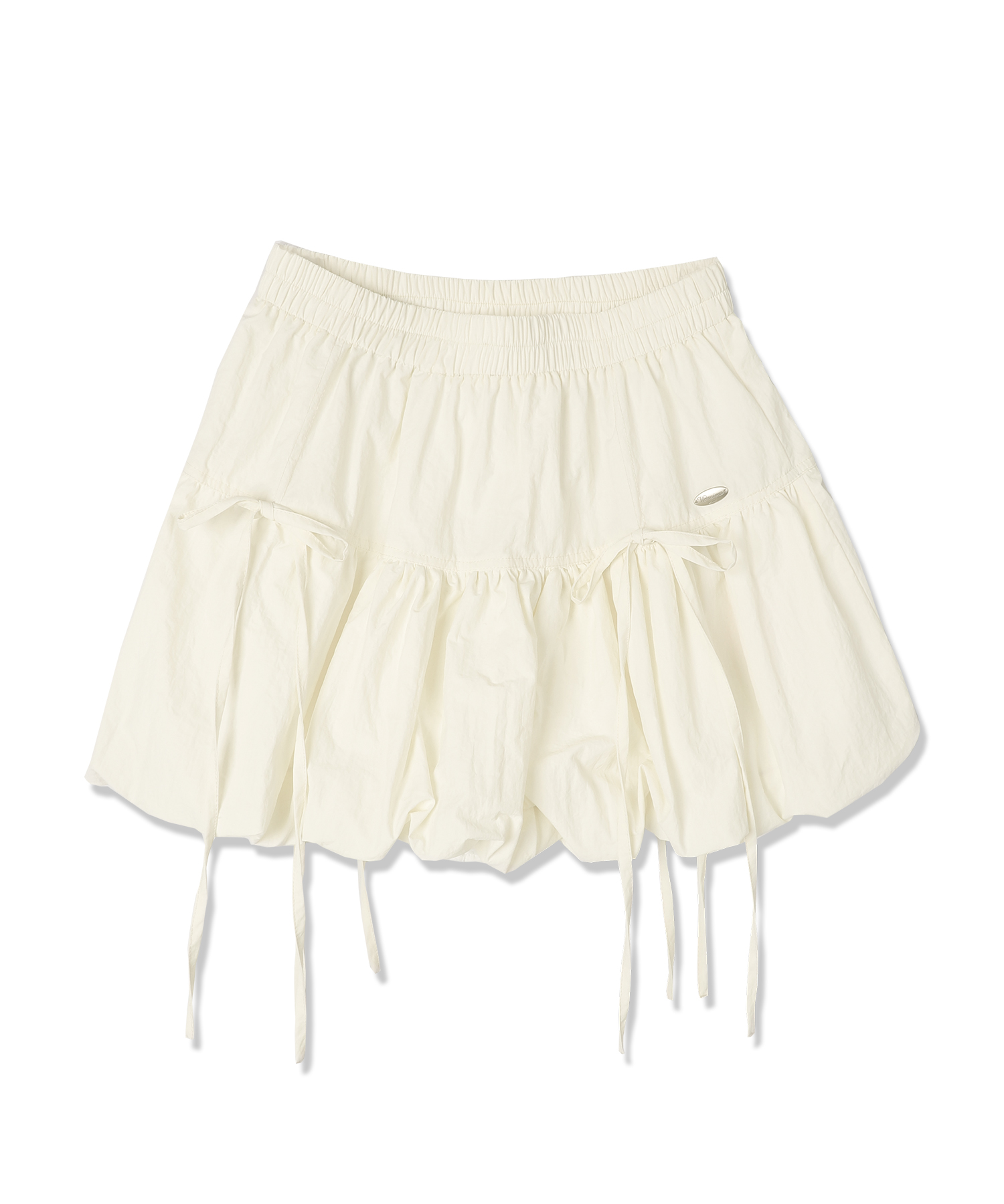 Aria Balloon Ribbon Mini Skirt BLACK | ファッション通販
