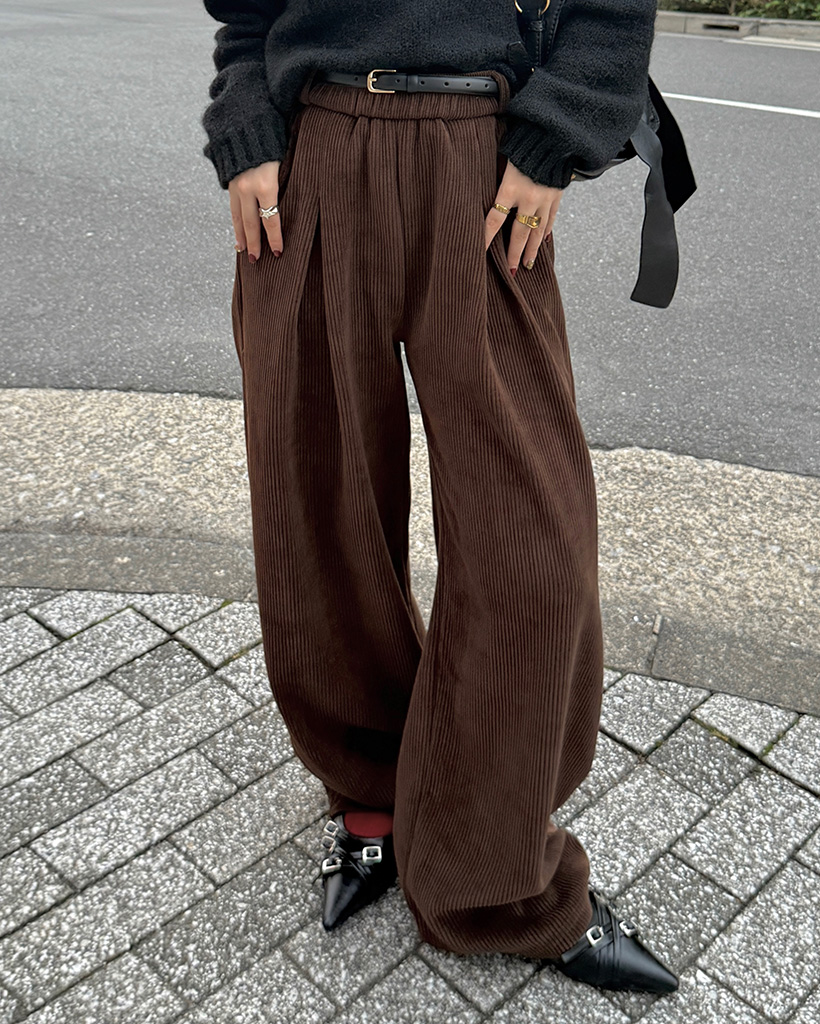 KITH ブラウン コーデュロイパンツ コーデュロイタックパンツ | BROWN - KEY MEMORY Online Shop｜鎌倉