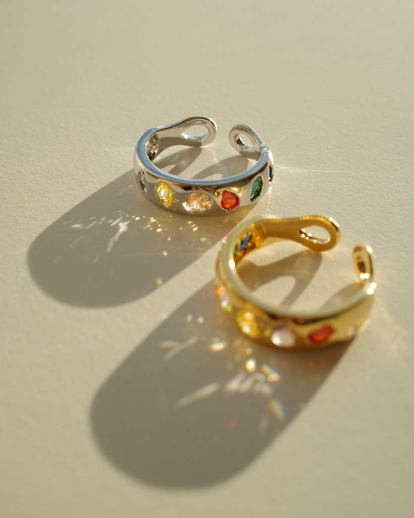 カラーストーンリング