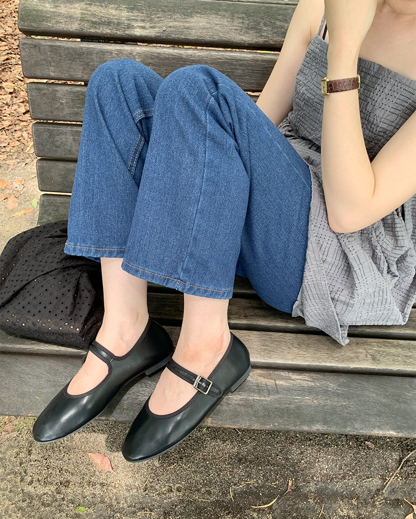 青ねこ⭐︎お値下げしました⭐︎ Often フリル付きベージュフラットシューズ メッシュフラットシューズ | ファッション通販サイト NUGU