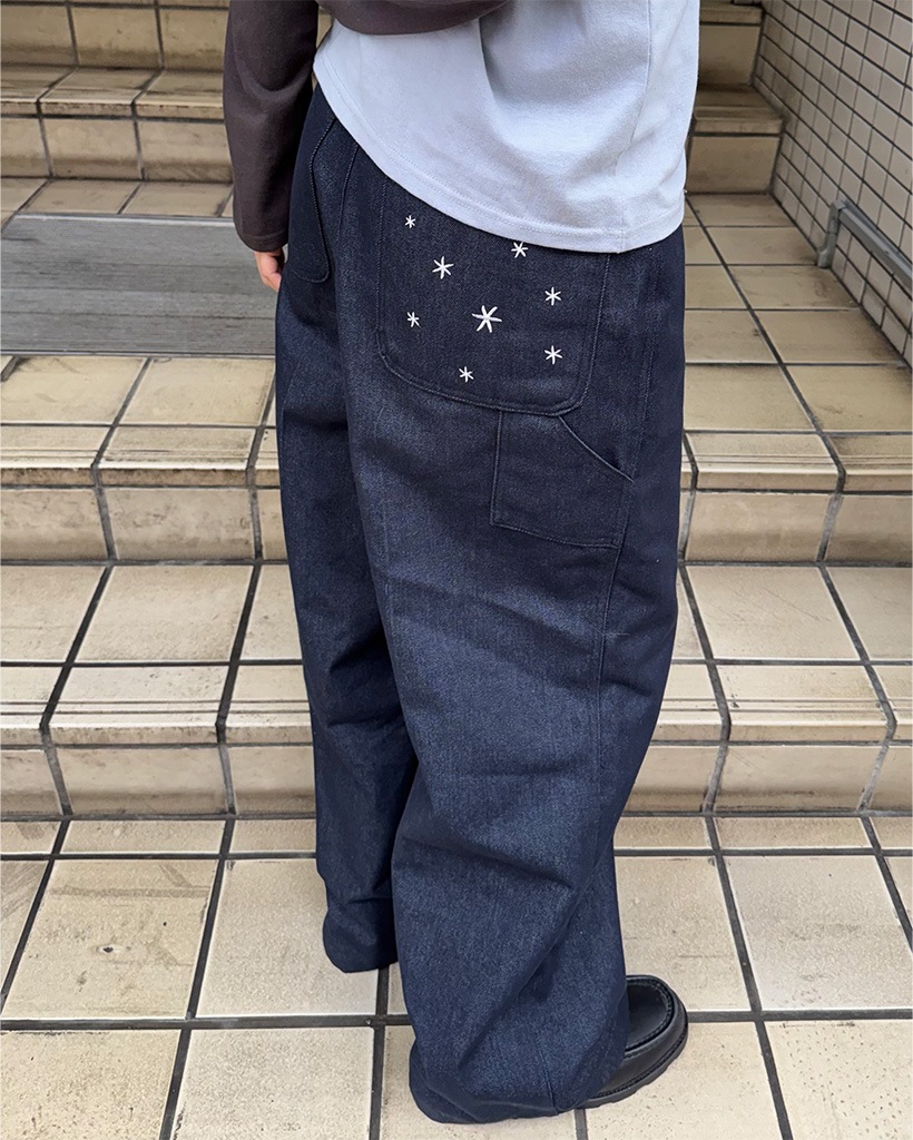 (ユニセックス)ポケットスター デニムパンツ