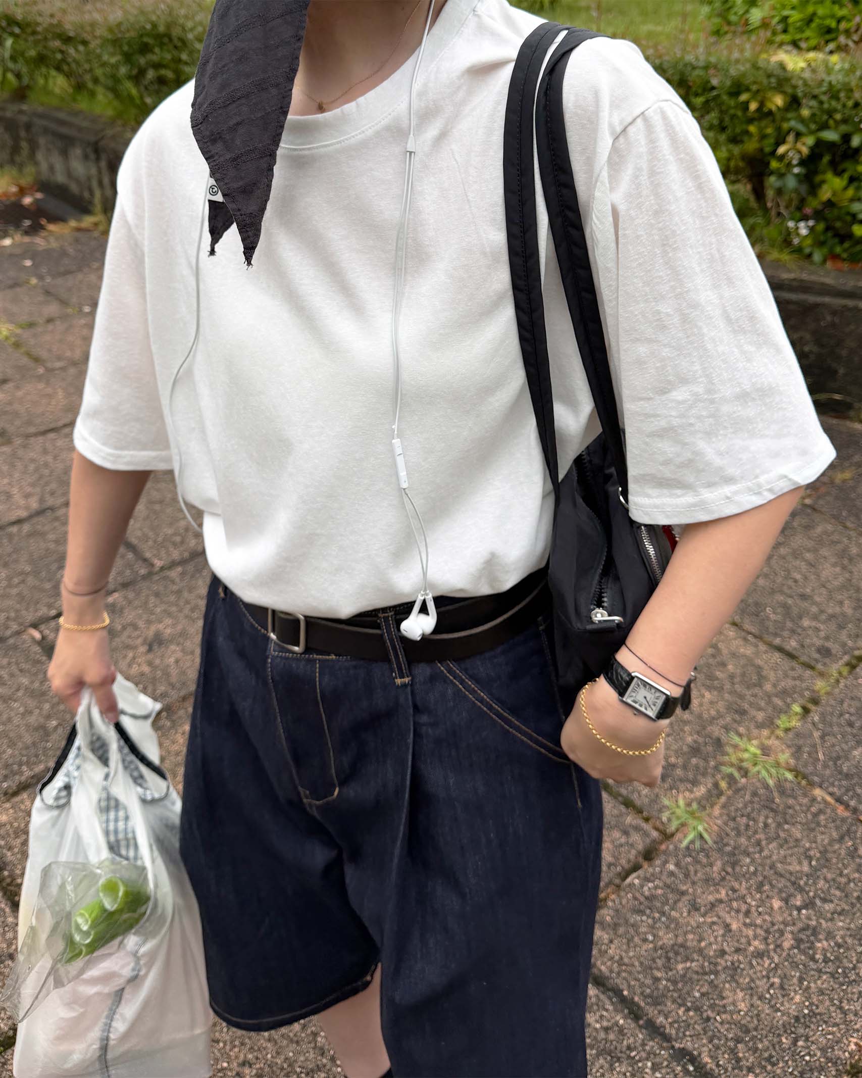 オーバーサイズシアー半袖Tシャ