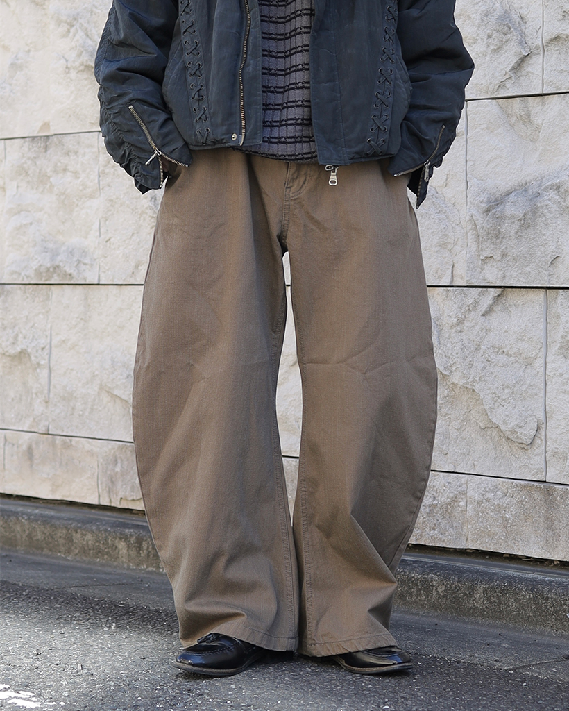 (ユニセックス)バルーンカーブパンツ