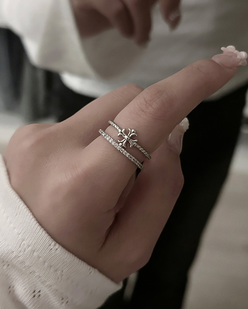 クロスペンダントリング