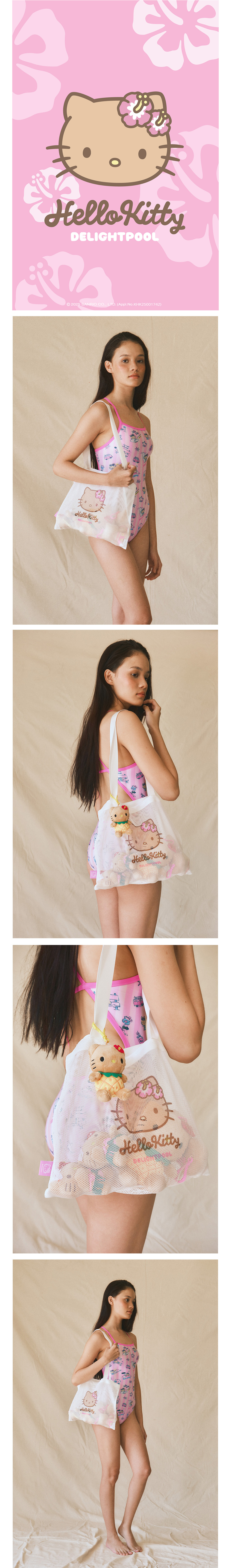 【DELIGHTPOOL】キティ/送料税込★Aloha Hello Kitty Mesh Bag★ ハローキティ メッシュバッグ - ブルー – DELIGHTPOOL